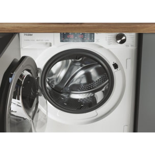 Lave linge séchant hublot encastrable HAIER HWD90B416FWB-FR