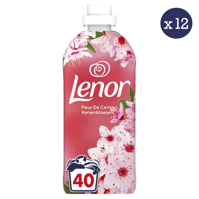 12x40 Lavages Fleur de Cerisier - Adoucissant Lenor