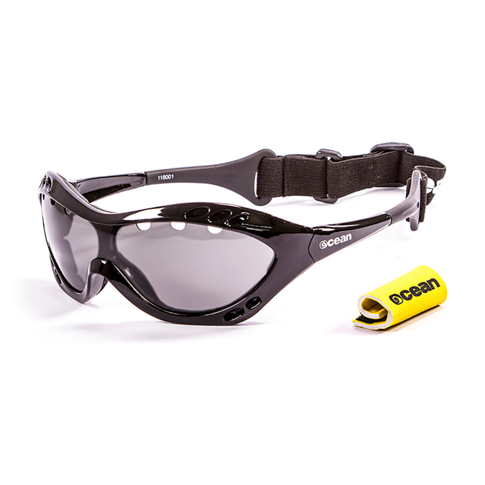 Gafas de deportes acuáticos OCEAN COSTA RICA - Negro brillante / Ahumada