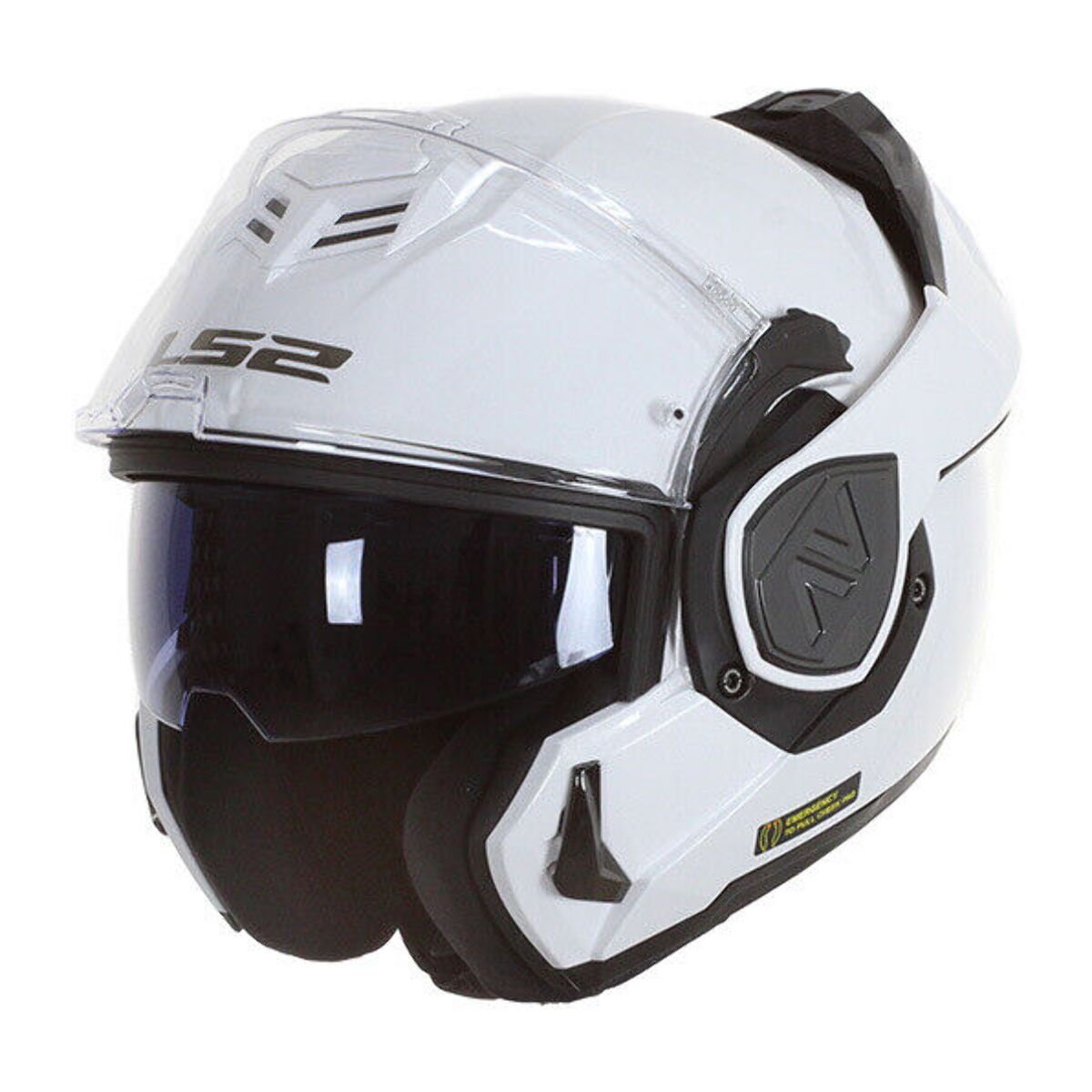 CASCO MOTO MODULAR LS2 FF906 ADVANT SOLID WHITE (E22.06)