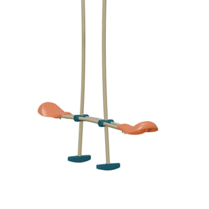 Balançoire en bois 2,30 m Topwood TALVI 2 - 8 enfants
