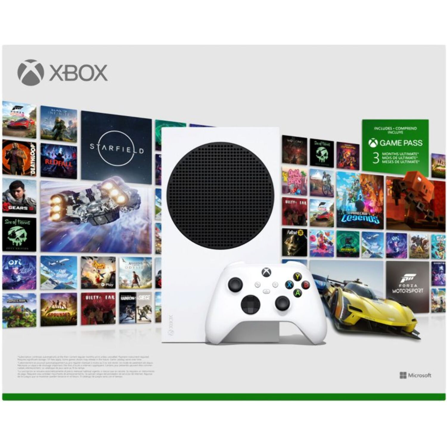 Console MICROSOFT XBOX SERIES S + Gamepass 3 mois + NOVA 1