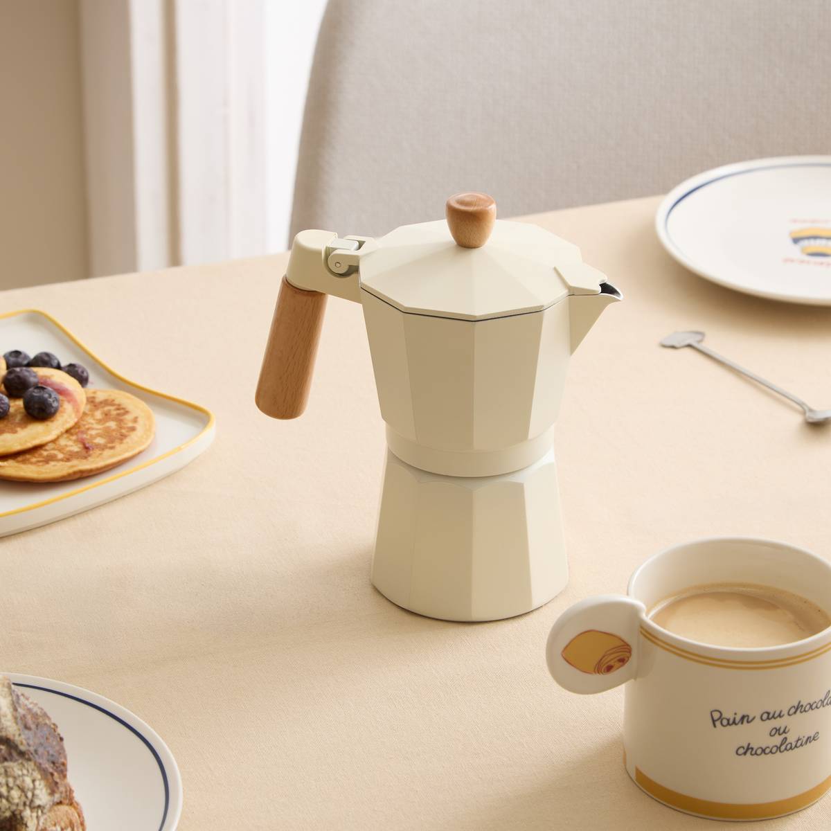 Cafetière Fra 10x16,5cm 300ml beige