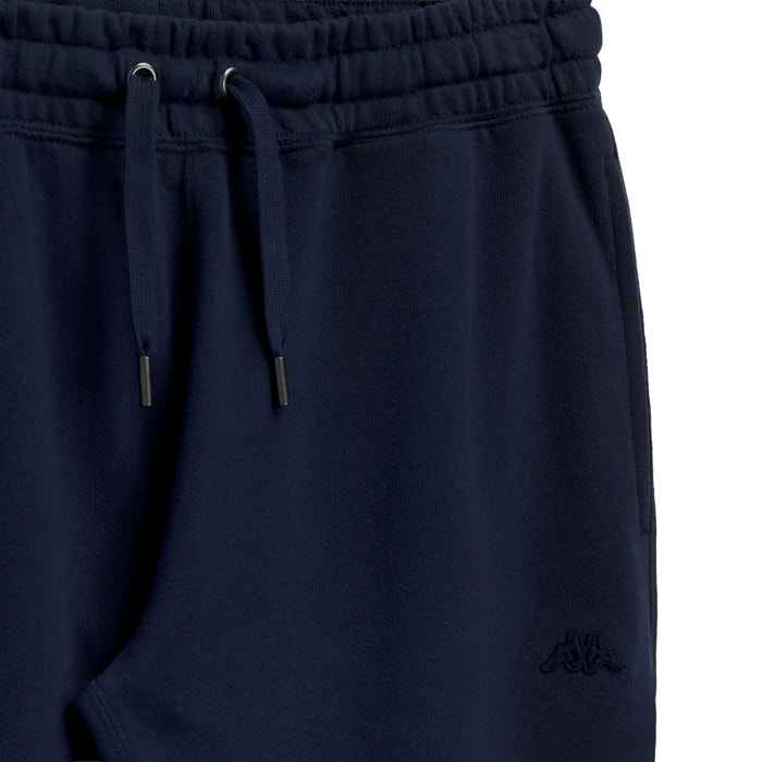 Kappa - Pantalones Hombre Azul - Shedir French Terry