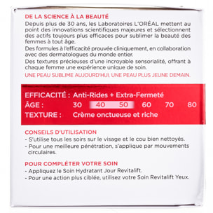 Revitalift Soin Nuit Hydratant et Fermeté