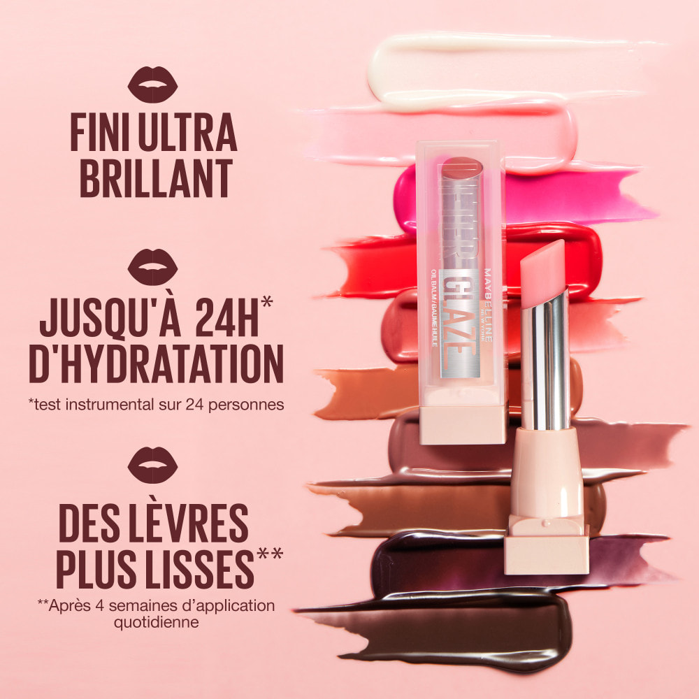Maybelline New York - Lifter Glaze - Baume huile hydratant - 003 ROSE BITE