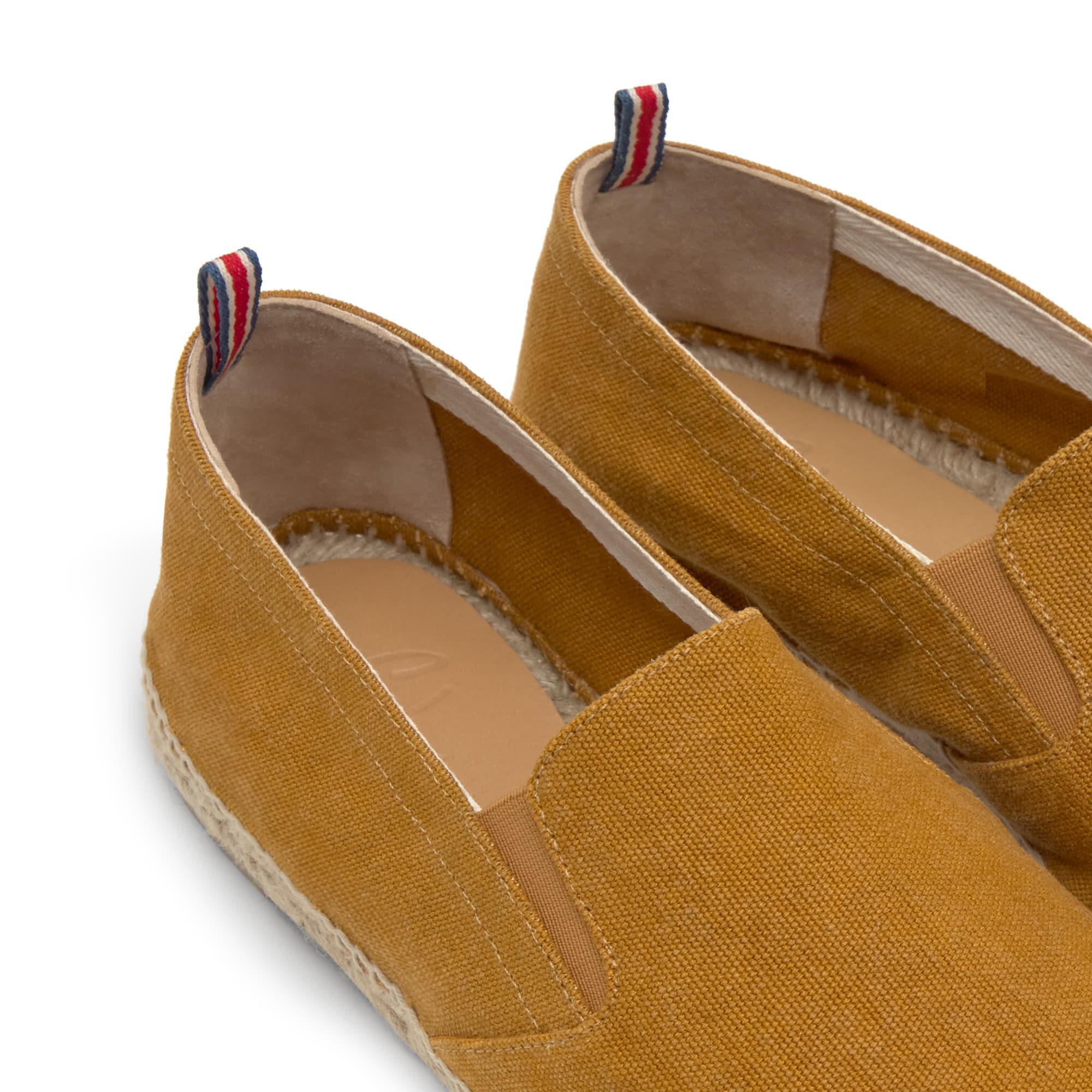 Alpargata slip-on plana Joel en algodón orgánico lavado