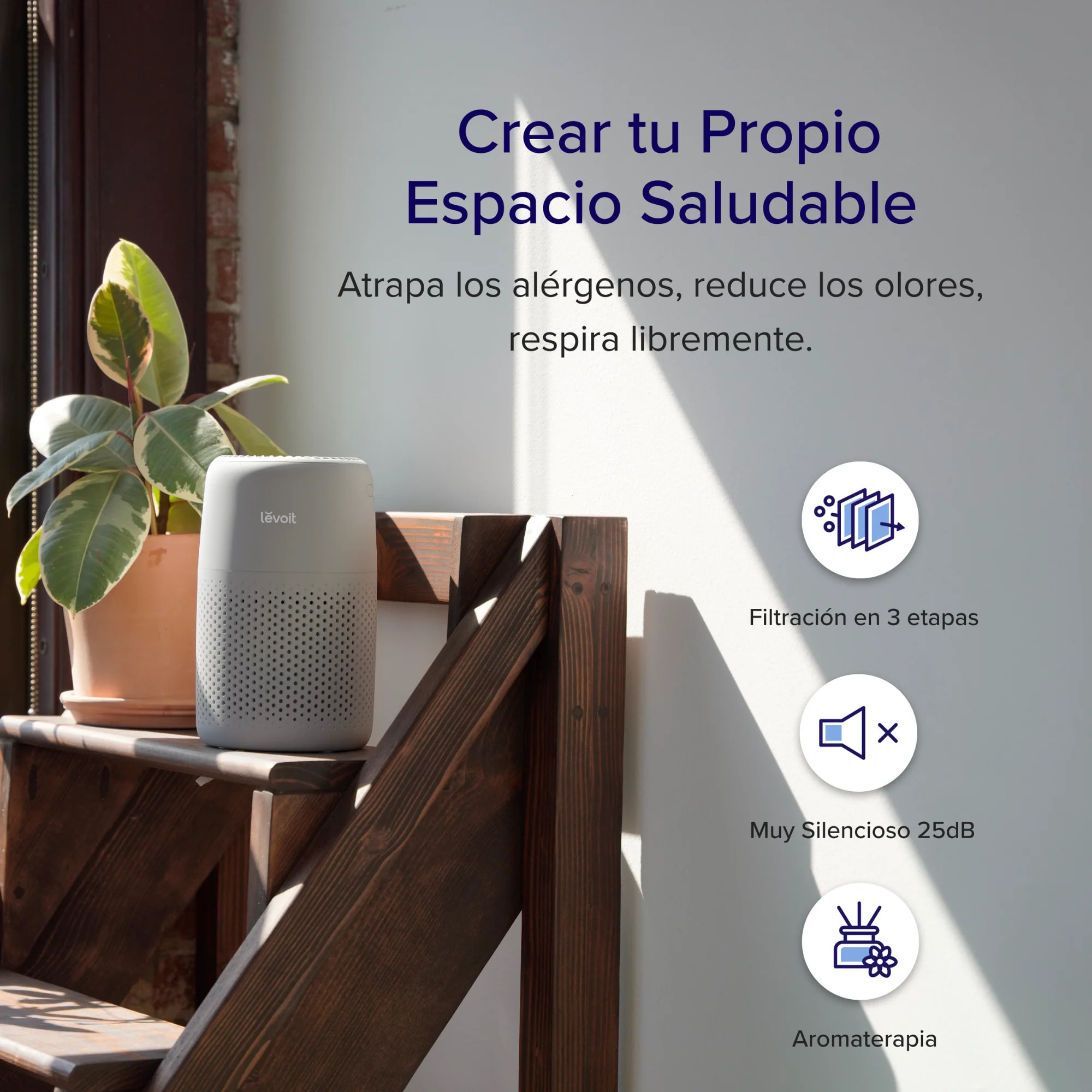 LEVOIT - Purificador de aire Core Mini Pro