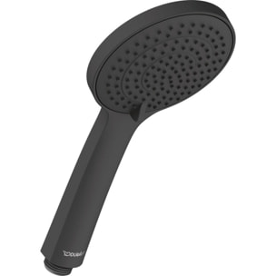 Pommeau de douche DURAVIT Universal 11 cm 3 jets noir mat