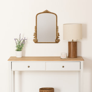 Miroir moulure "Victoria" 51x41cm Doré