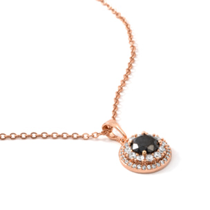 Collar Faizris acabado oro rosa 18k