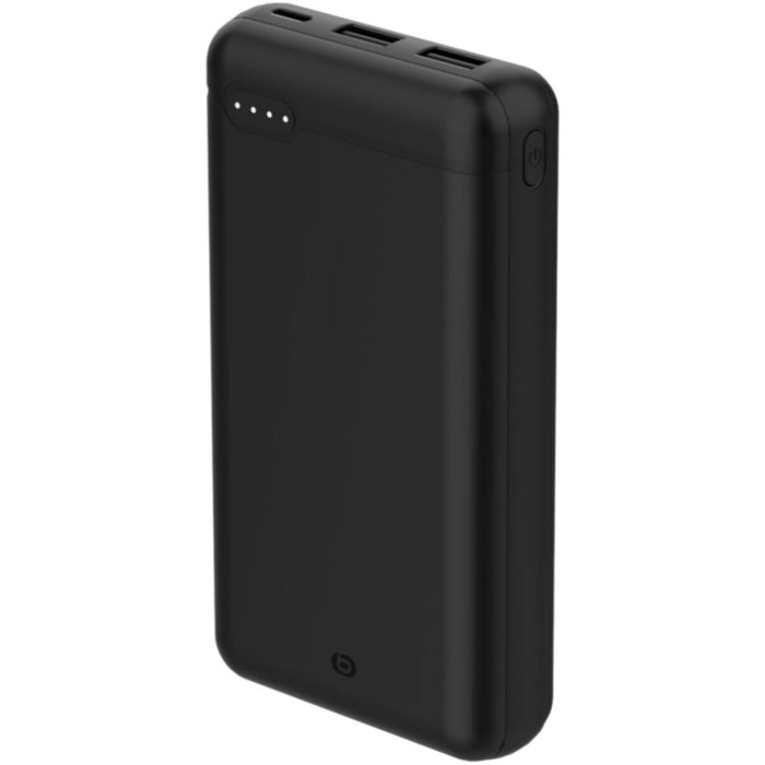 Batterie externe ESSENTIELB PowerBank 20000 mAh noir USB-C compatible iPhone 16 15 14 Pro Max et Samsung Galaxy