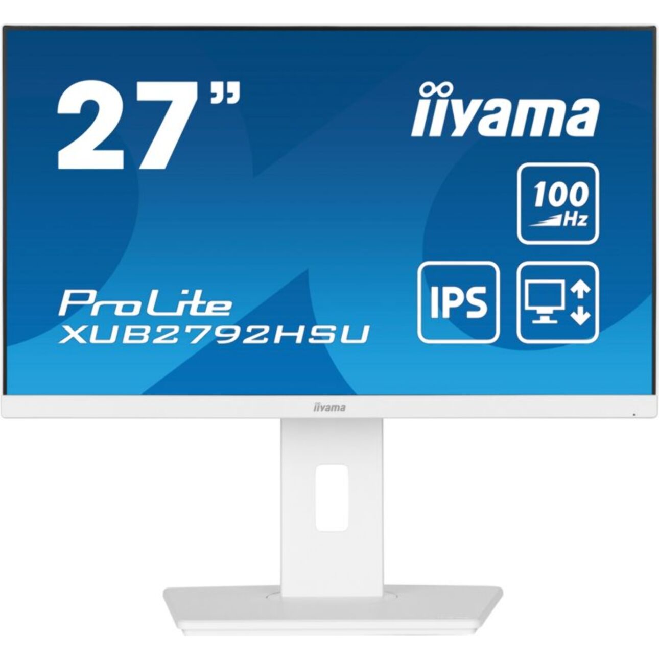 Ecran PC IIYAMA PROLITE XUB2792HSU-W6 27''Plat IPS Blanc