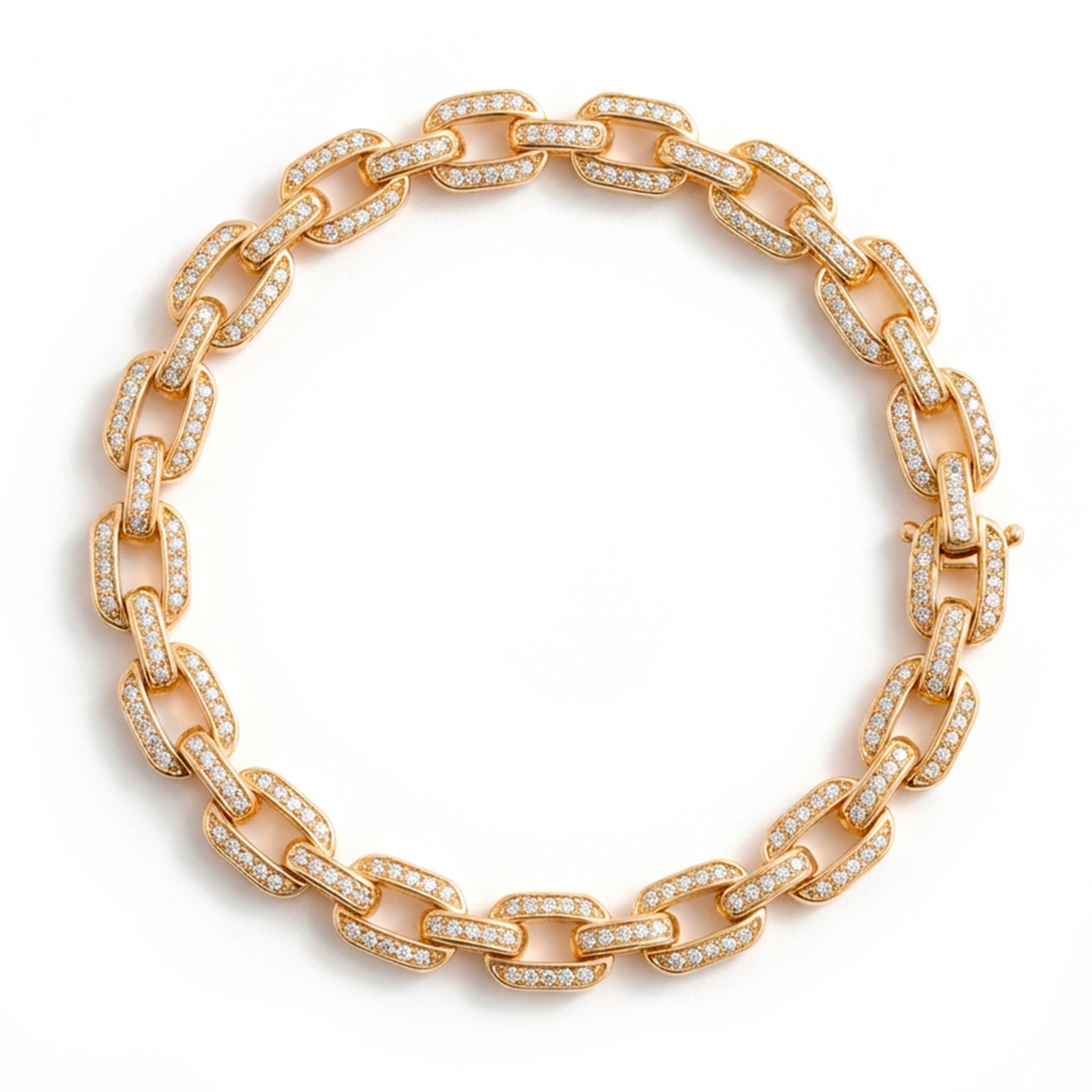 Pulsera Migala acabado oro rosa 18k