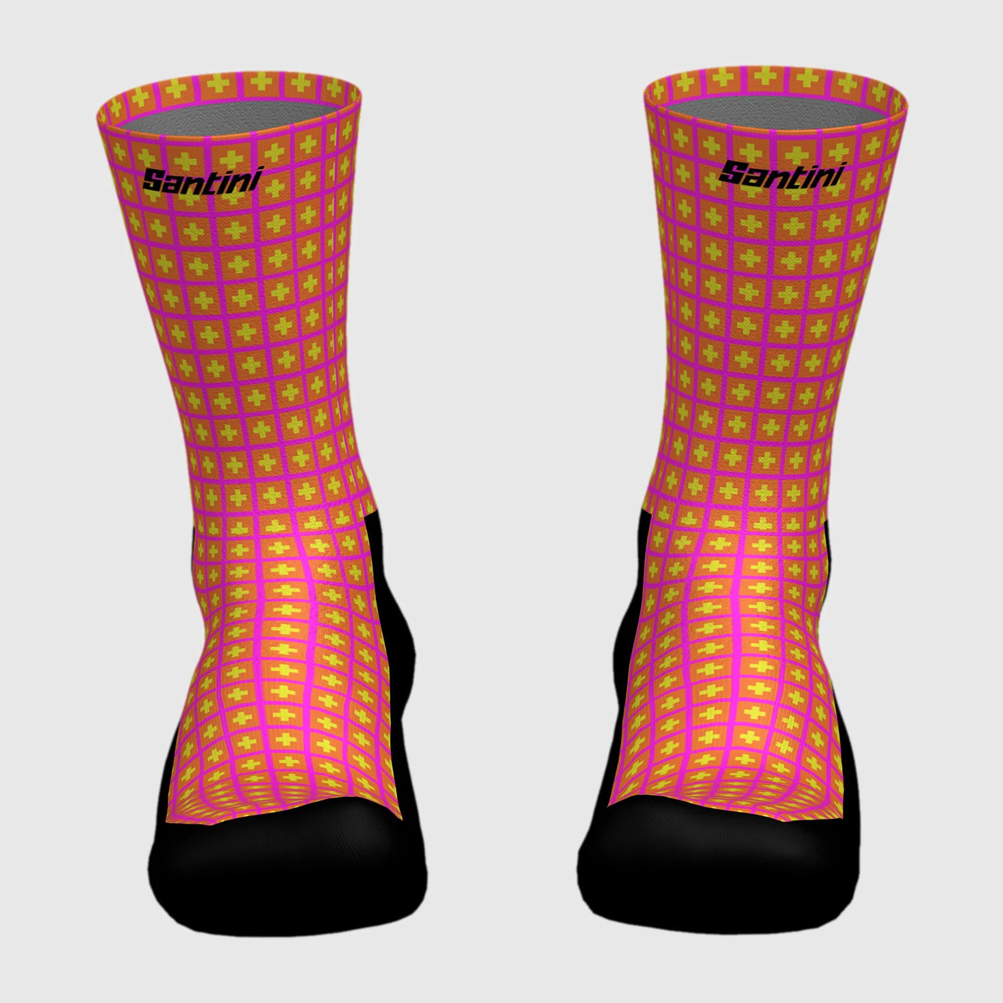 Tour De France Femmes Avec Zwift Grand Départ Suisse Chaussettes - Orange-fluorescent