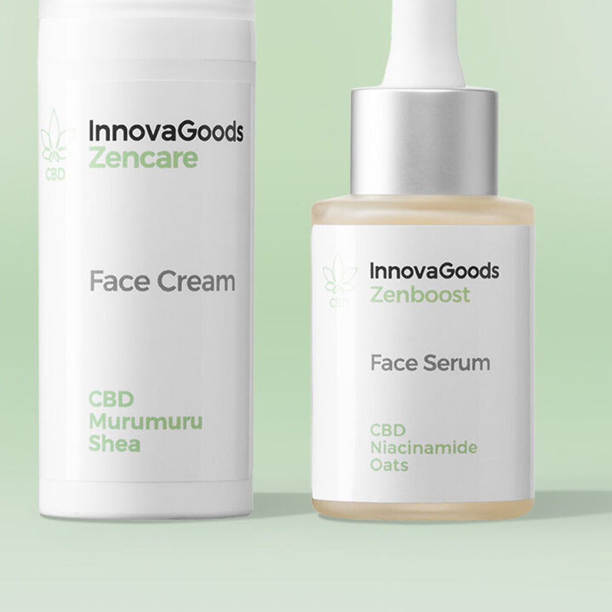 Pack Duo Hydratation Visage CBD InnovaGoods