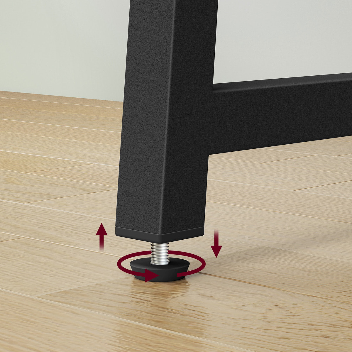 Scrivania per Computer Max 1.0 Rovere Artisan e Acciaio
