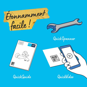 Mitigeur monocommande Bain/Douche Start QuickFix, chromé