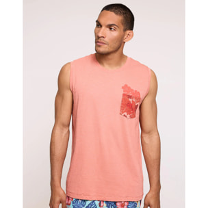 Camiseta Tirantes Naranja - Satiro