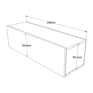 Mueble Tv Futura Fonda 1 Puerta