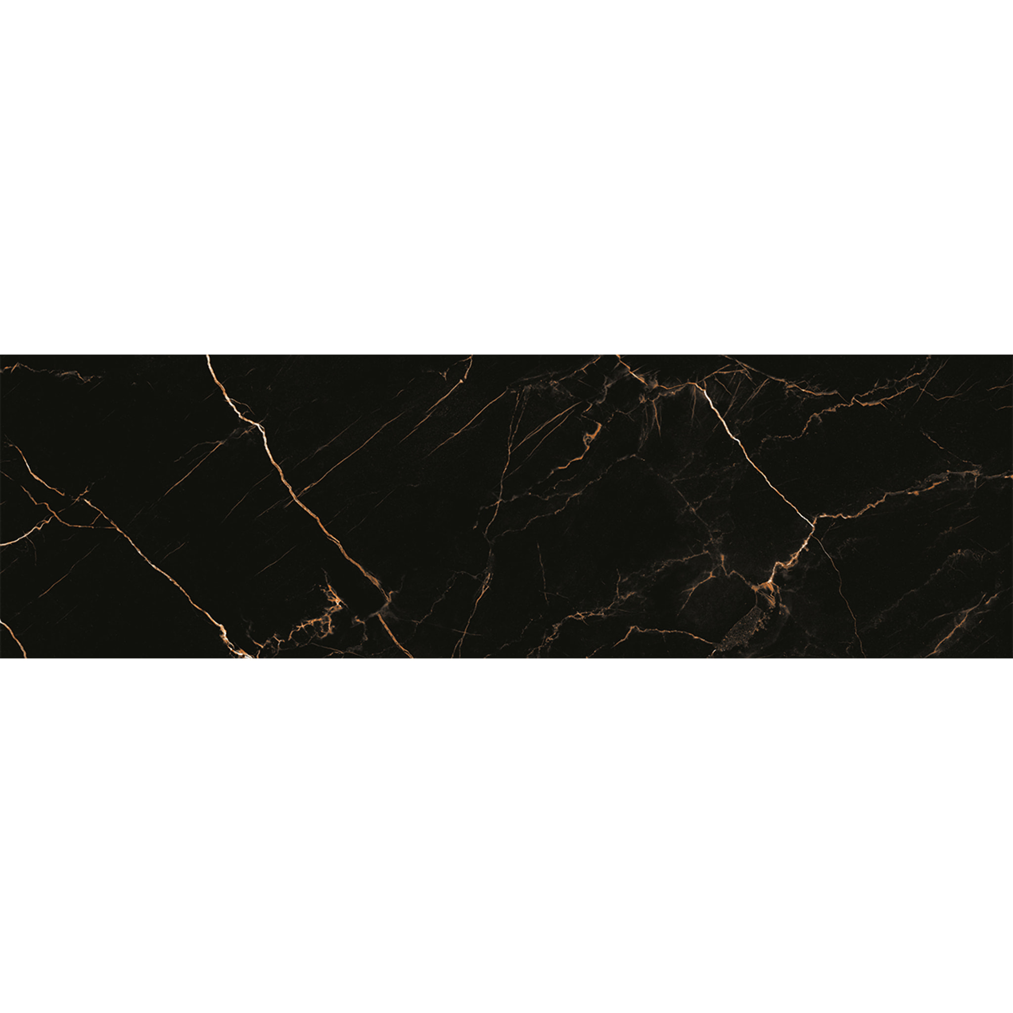 Sticker crédence adhésive - MARBRE NOIR CUIVRÉ - 60x200cm