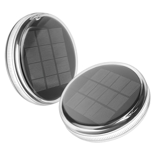 2 Lampes de piscine flottantes sans fil ∅11cm