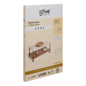 Table basse Come 90x50x40cm