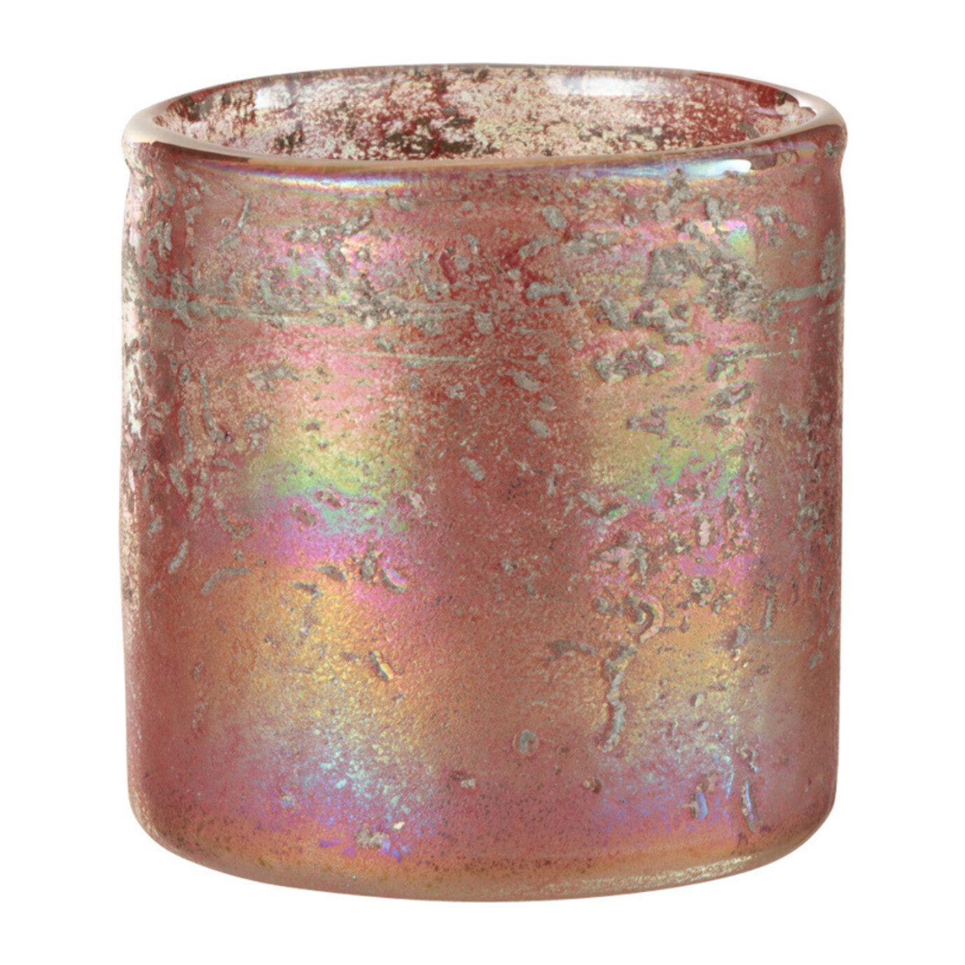 J-Line photophore - verre - rose - small