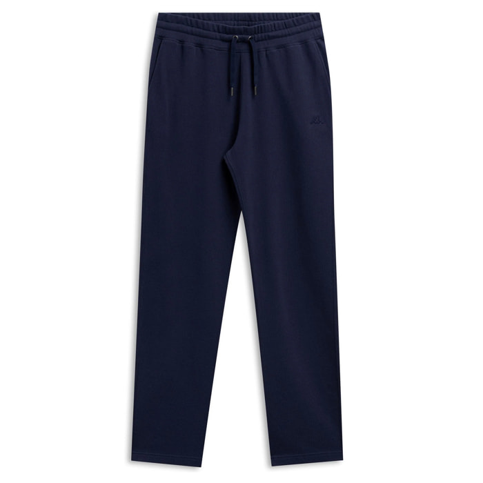 Kappa - Pantalones Hombre Azul - Cobain French Terry