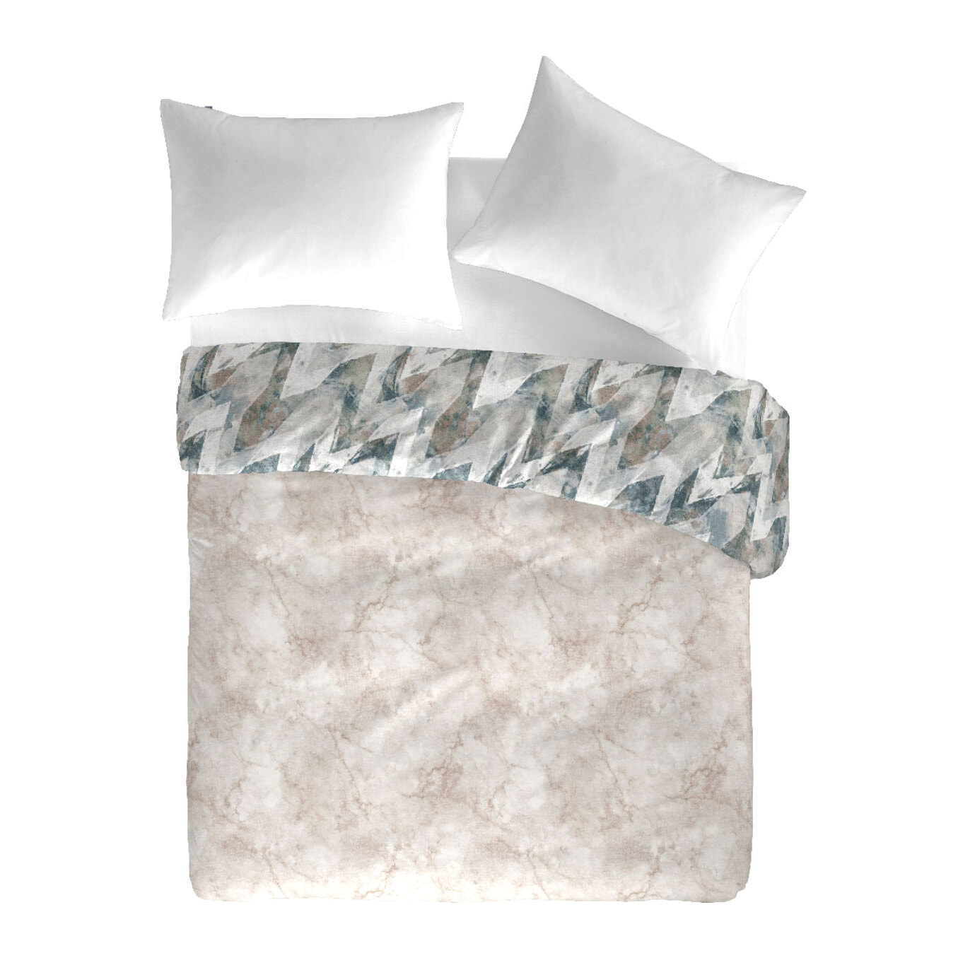 Housse de couette réversible en coton PICOS - vendue seule -