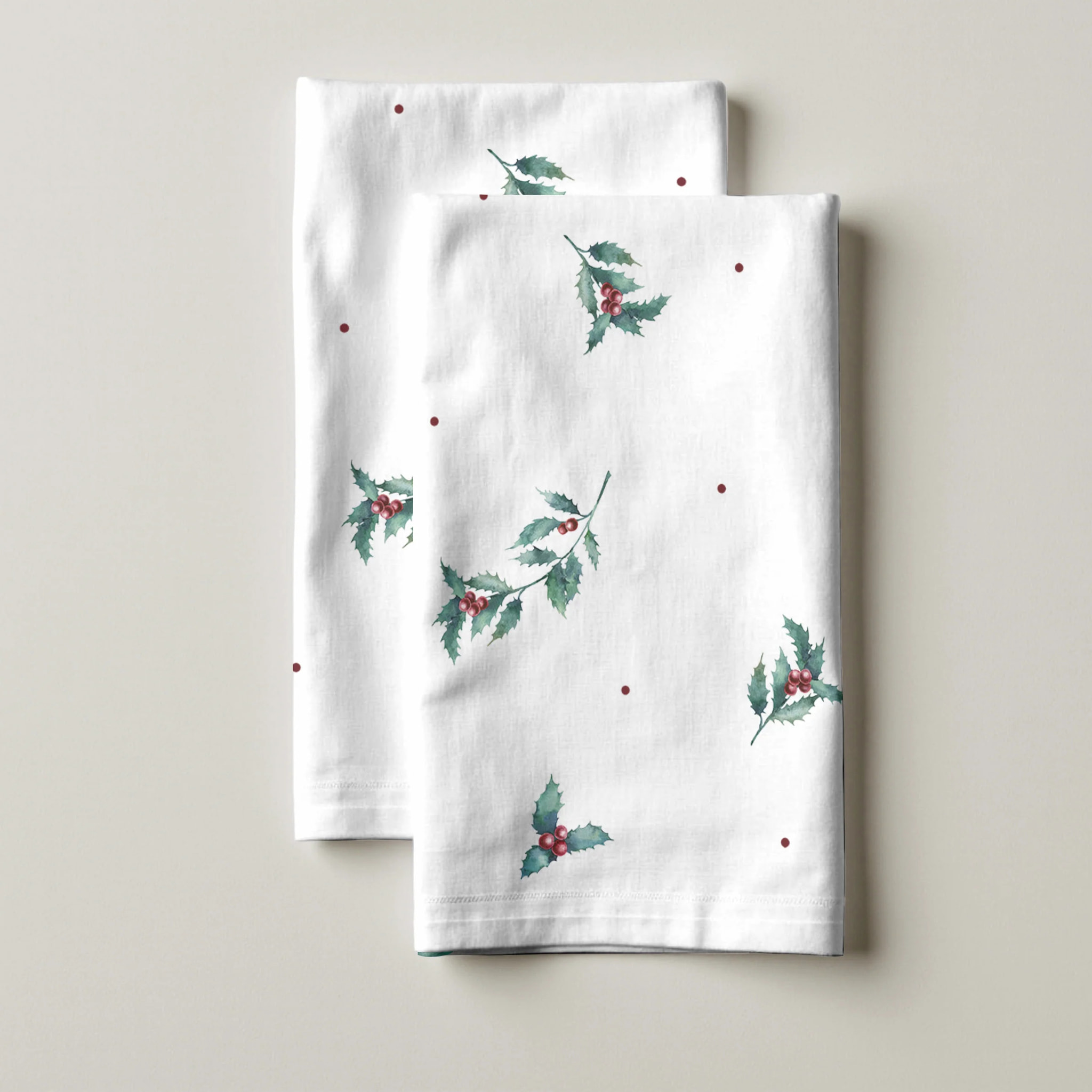 Essuie tout 100% coton White Christmas 2