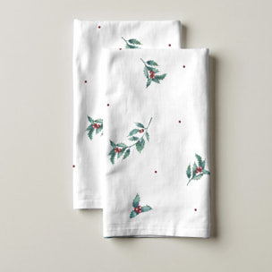 Essuie tout 100% coton White Christmas 2