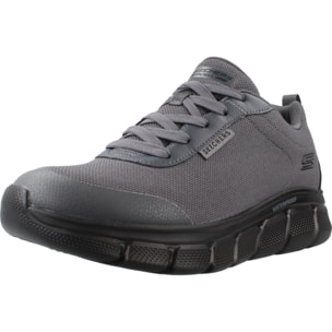 Sneakers De  Hombre Bobs B Flex - Rainy Edge Gris