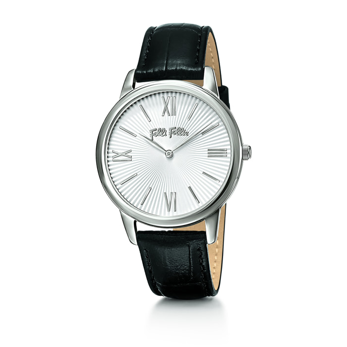 Reloj Folli Follie WF15T033SP Mujer Analogico Cuarzo con Correa de Cuero