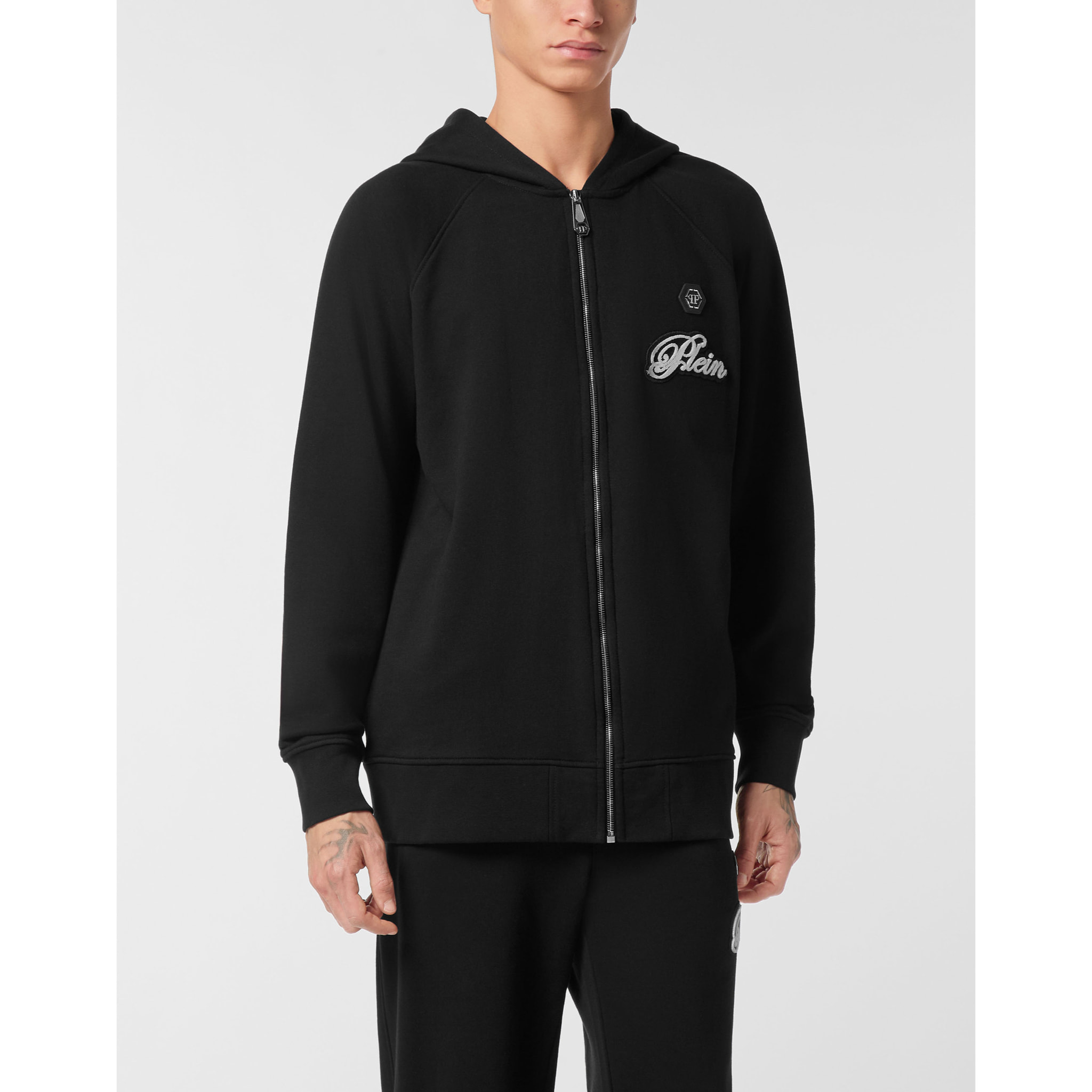 PHILIPP PLEIN Hoodie Sweatjacket SIGNATURE