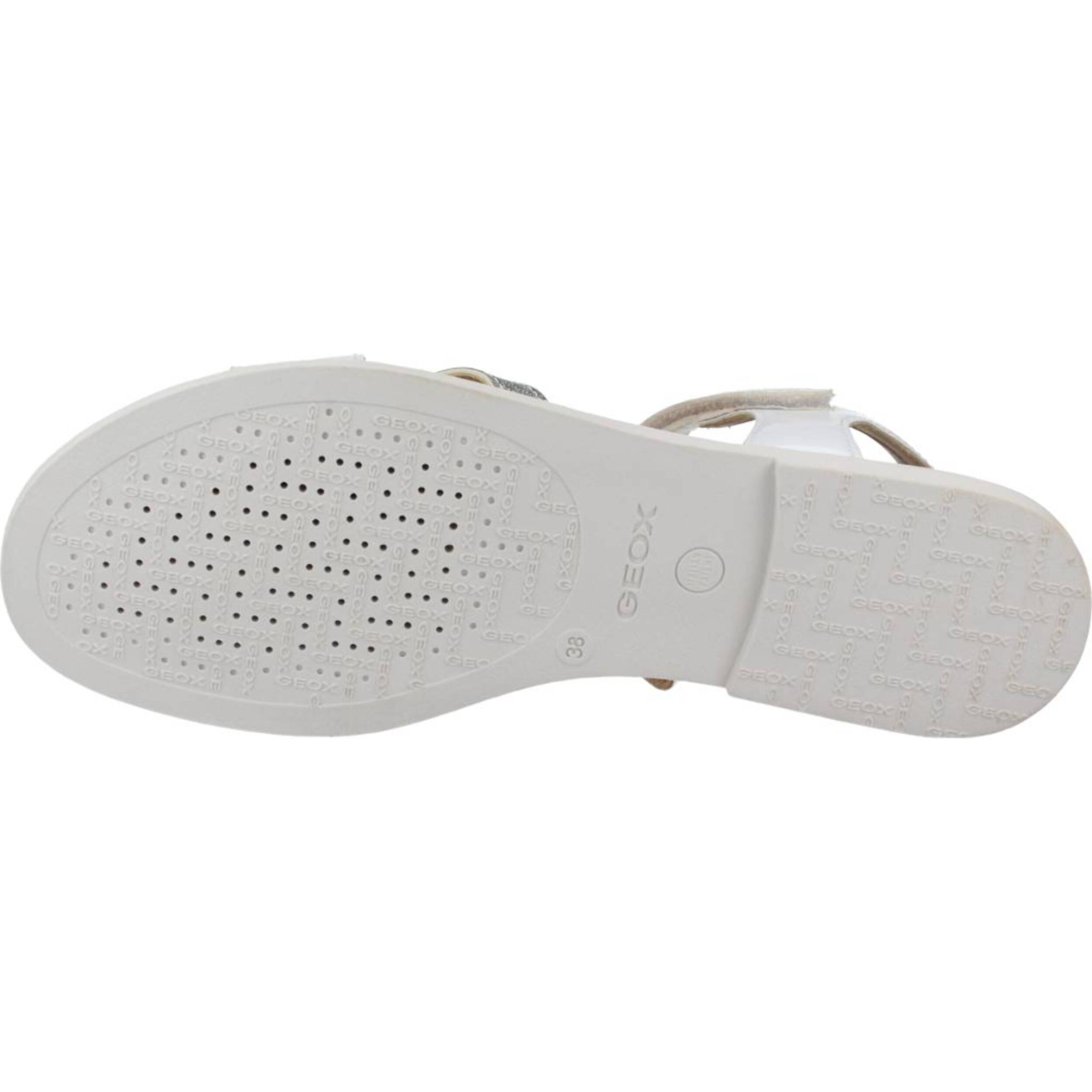 Sandalias Niña de la marca GEOX  modelo J SANDAL KARLY GIRL BLANCO