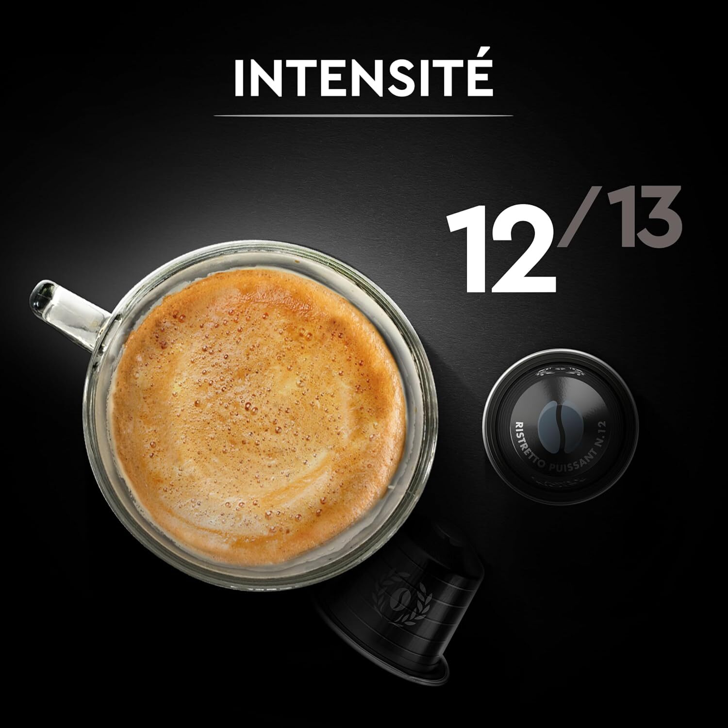 Ristretto n°12 x30 - Capsules compatibles Nespresso en aluminium
