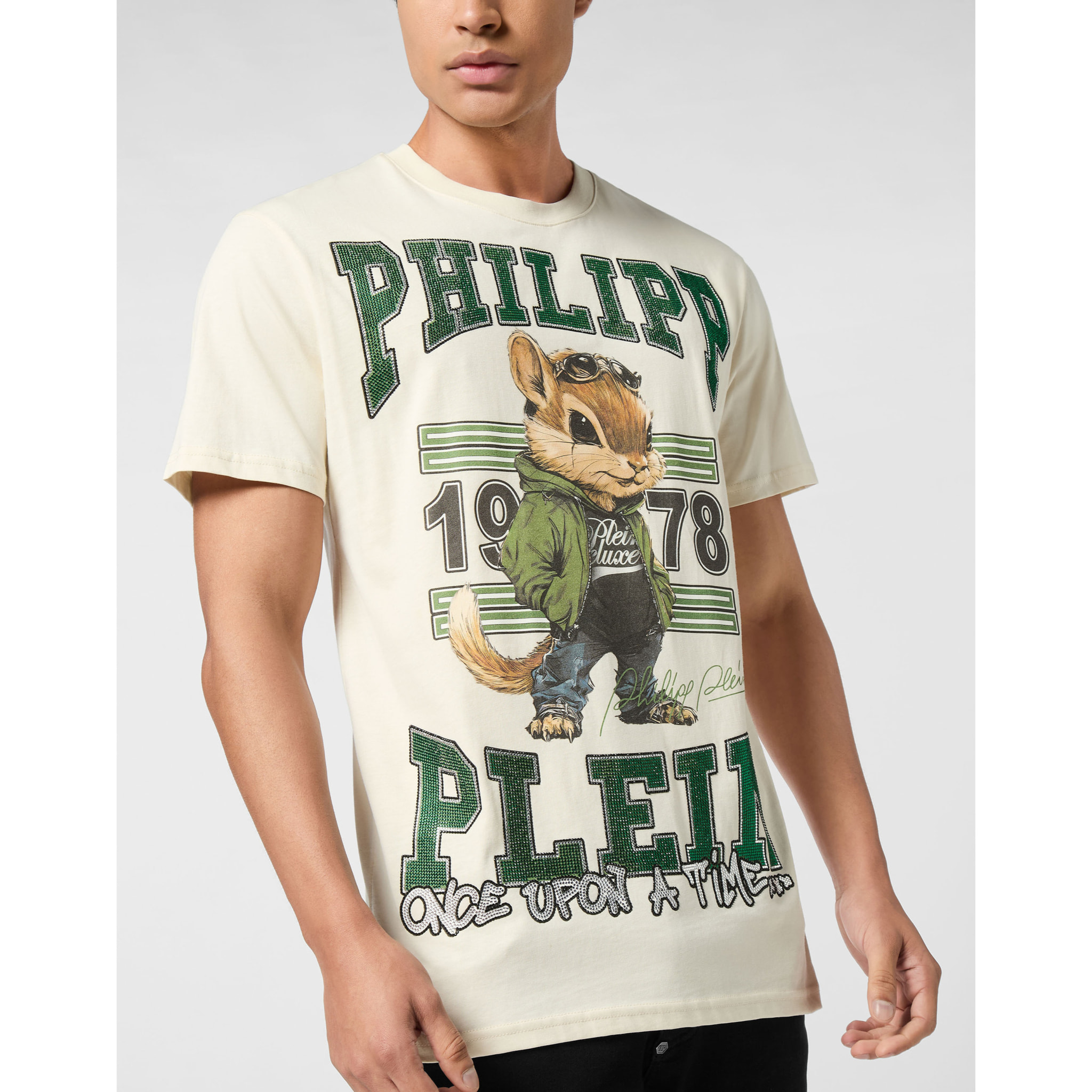 PHILIPP PLEIN T-Shirt Round Neck Ss COLLEGE