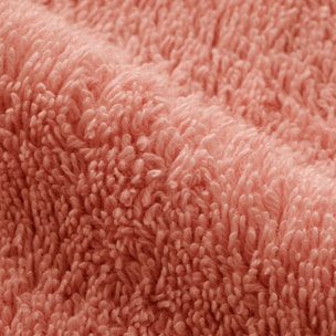 Set 2 toallas ducha + 2 toallas lavabo taupe-coral premium