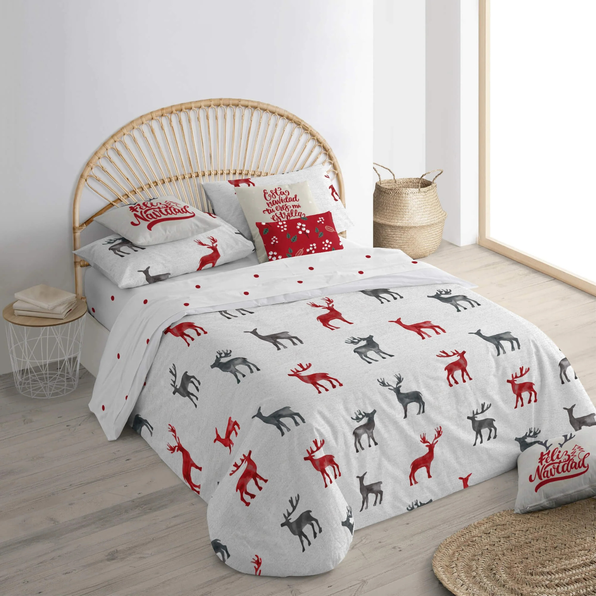 Housse de couette avec clics 100% coton Laponia 11