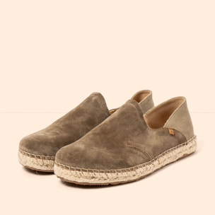 Zapatos N677 SILK SUEDE-COTTON LAND / CAMPOS color Land