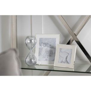 J-Line cadre photo Passe Partout Bord Fin - métal - argent - large - 2 pcs