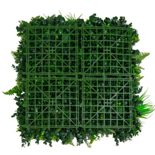 Parete verde verticale Vacchetti giungla con fiori buganville cm50x50