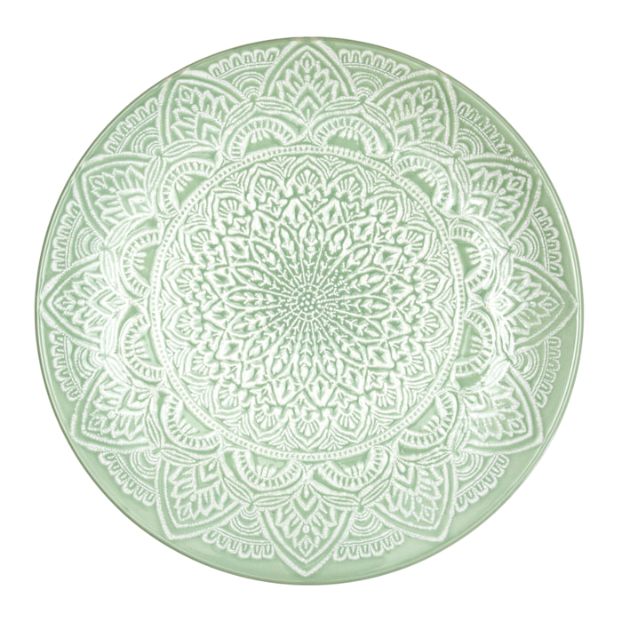 Assiette Sahara Vert D27cm