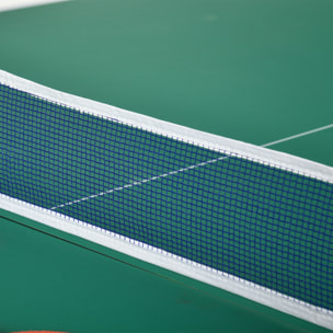 Mesa de Ping Pong Plegable para Interiores y Exteriores Mesa de Tenis Profesional Tamaño Estándar con Red Paletas 3 Pelotas 274x152,5x76 cm Verde