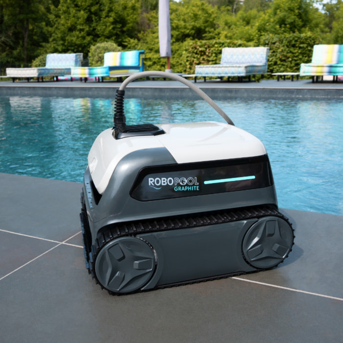 Bestway Robot piscine électrique Graphite - nettoie fond et parois - 4x8m max