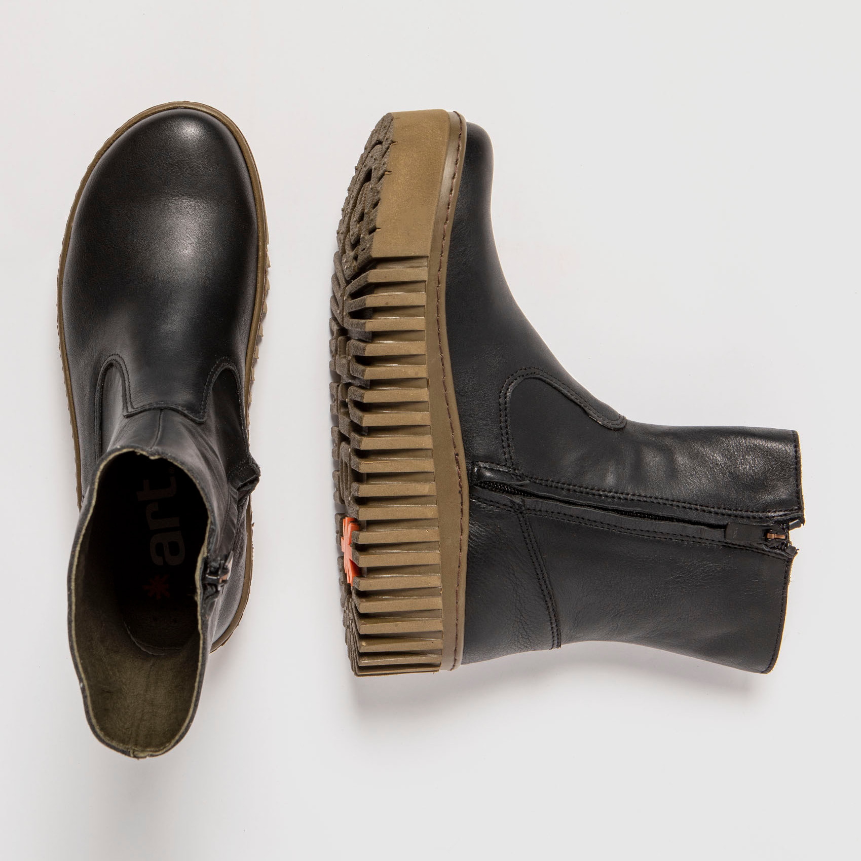 Botines 1531 NAPPA BLACK-BRONZE/BRIGHTON color Black-bronze