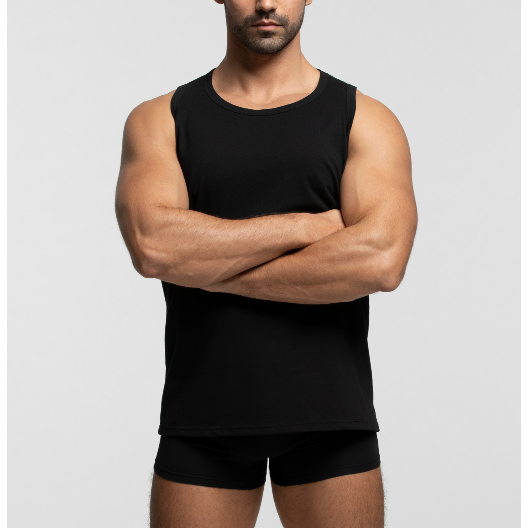 Canotta a spalla grande in cotone organico Cotton Planet vestibilità comfort