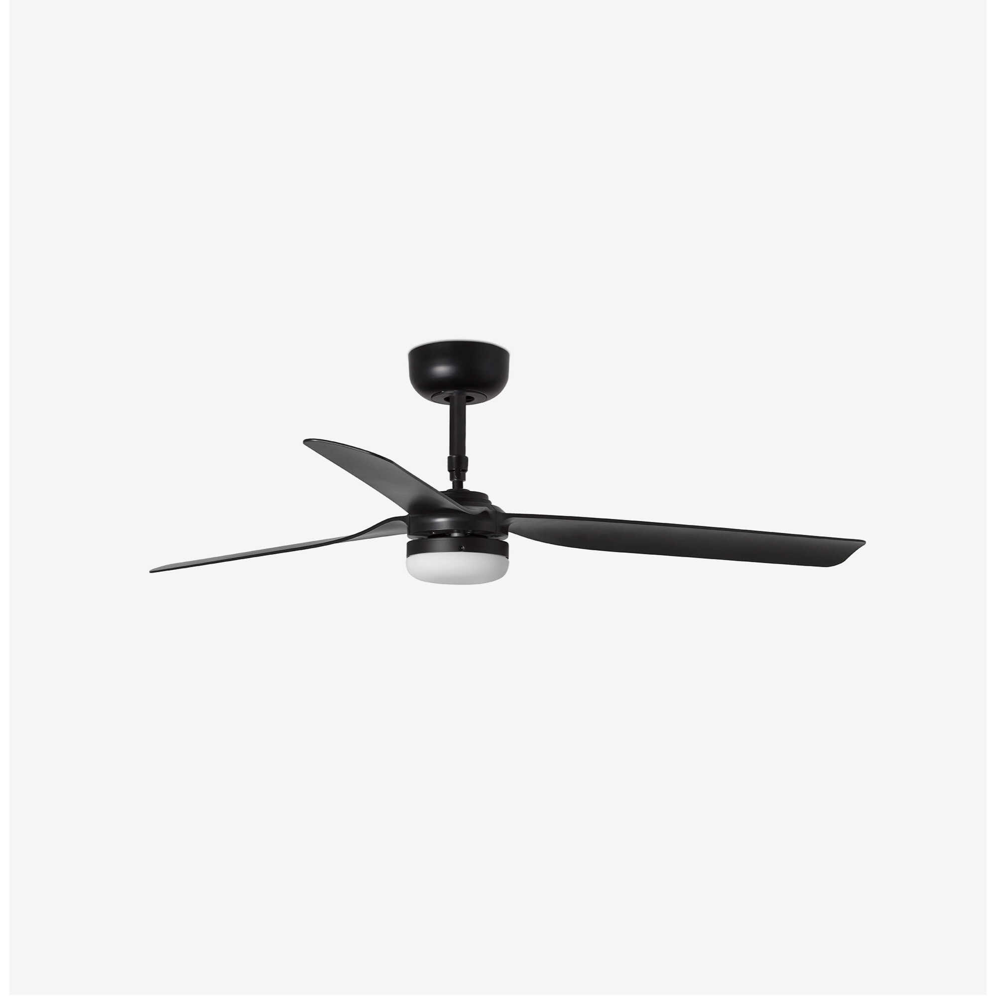 PUNT M LED Ventilateur noir DC