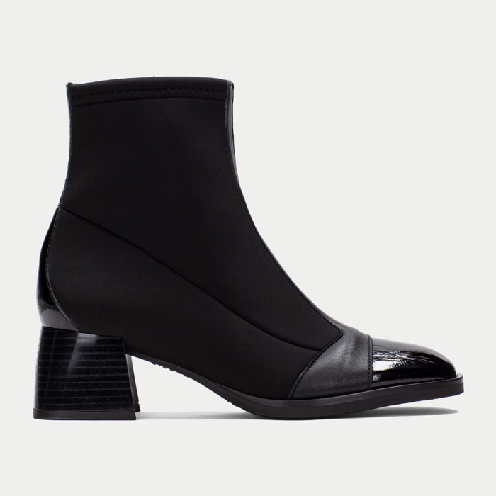 Botin Milan Negro 5 cm